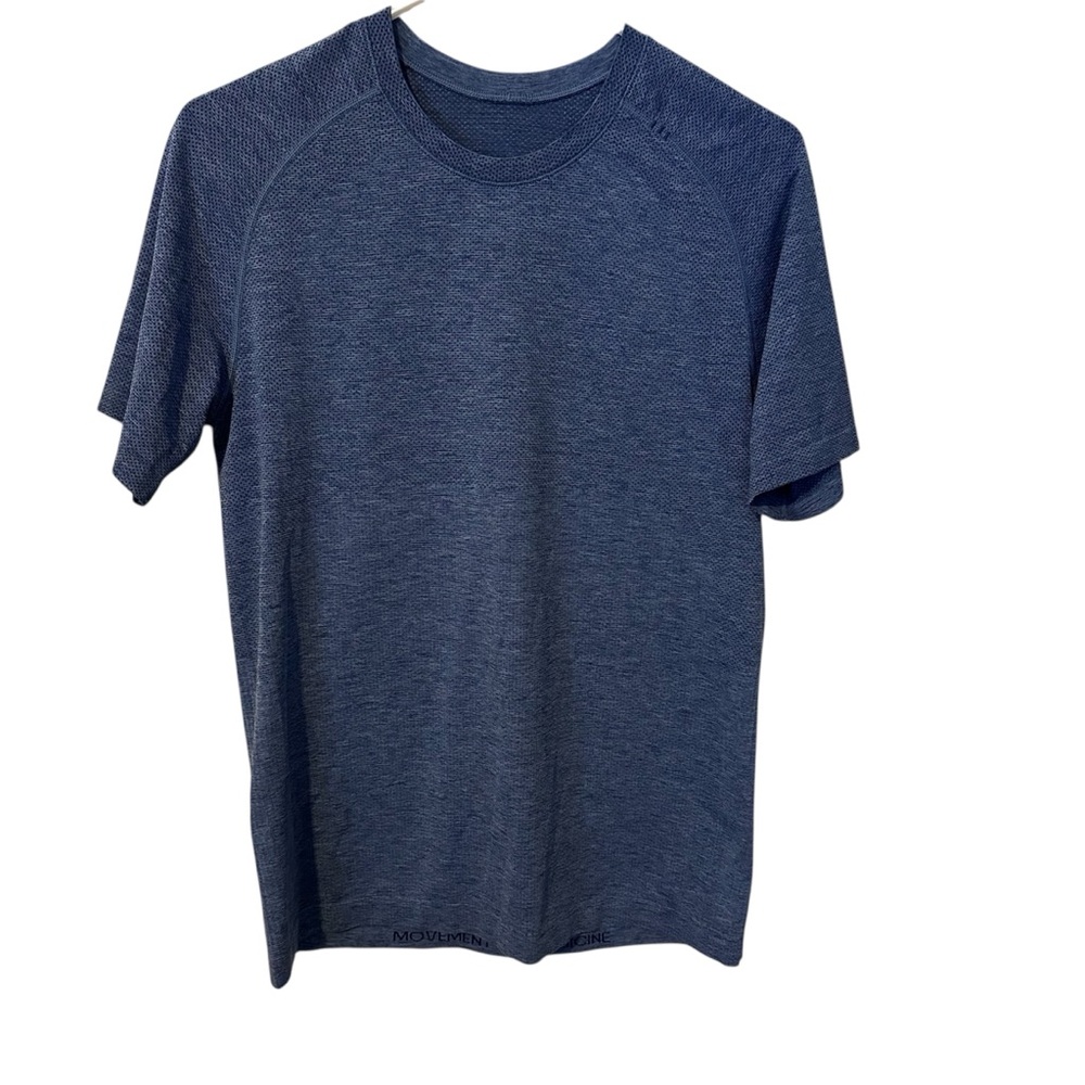 Lululemon Men's Metal Vent Tech Short Sleeve Shirt - Blue (Size S)